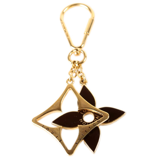 Porte Cles Puzzle Bag Charm Gold/Black