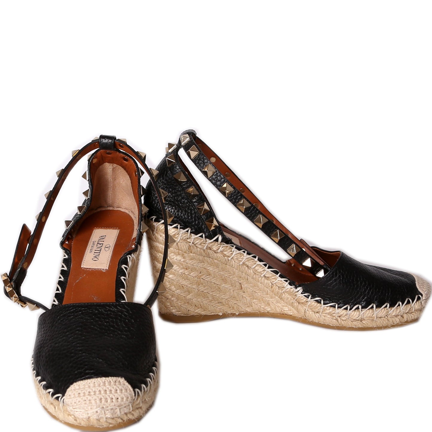 Rockstud Espadrille Wedge Size 35