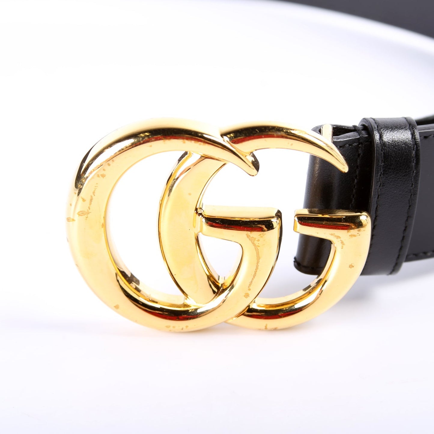 406831 GG Marmont Belt Size 80/32 Black