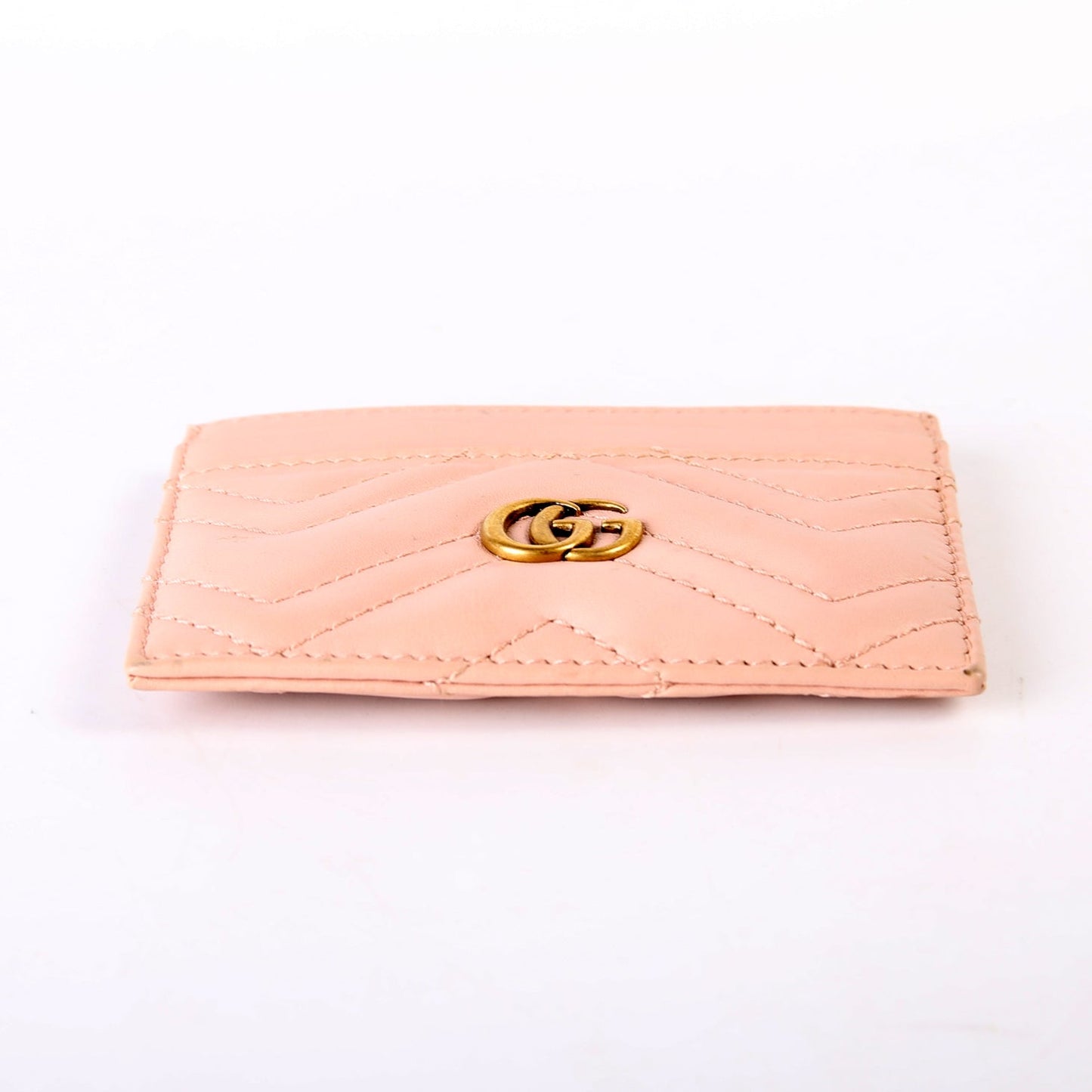 443127 GG Marmont Card Holder Pink