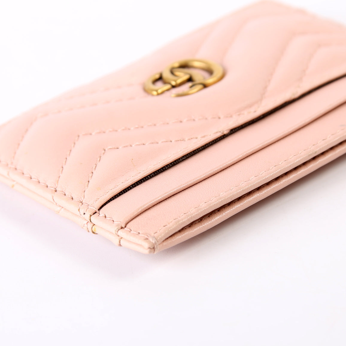 443127 GG Marmont Card Holder Pink