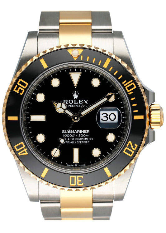 Rolex Submariner 126613LN Black Dial Two-Tone Mens Watch Box